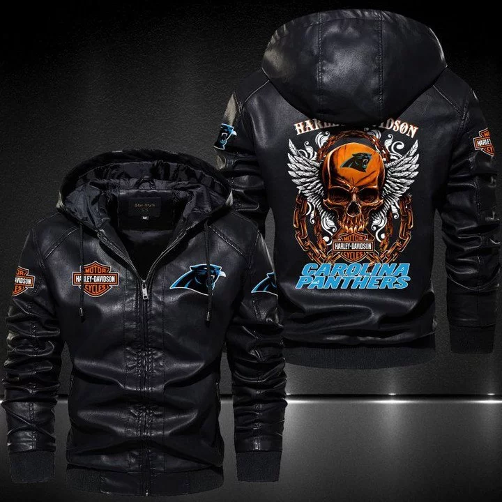 Carolina Panthers Leather Jacket OO22