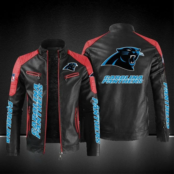 Carolina Panthers Leather Jacket LL37