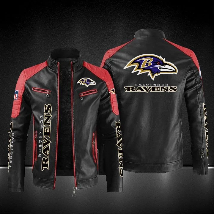 Baltimore Ravens Leather Jacket LA81
