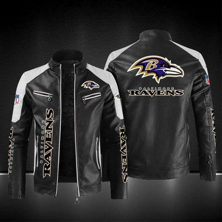 Baltimore Ravens Leather Jacket RB72