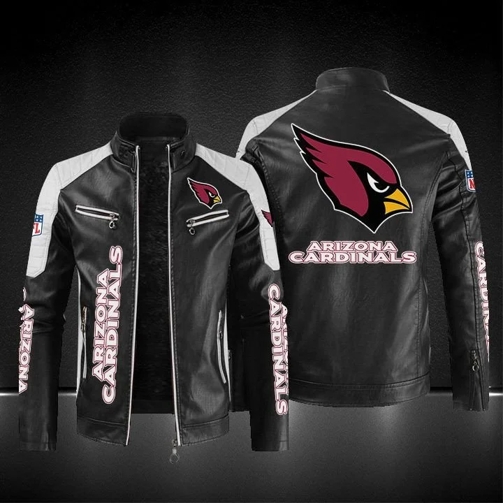 Arizona Cardinals Leather Jacket RH27