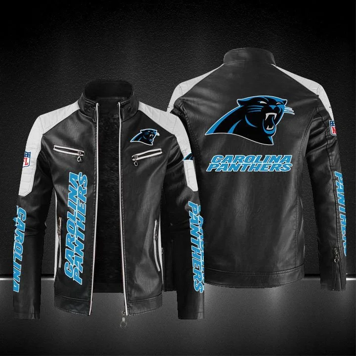 Carolina Panthers Leather Jacket YC83