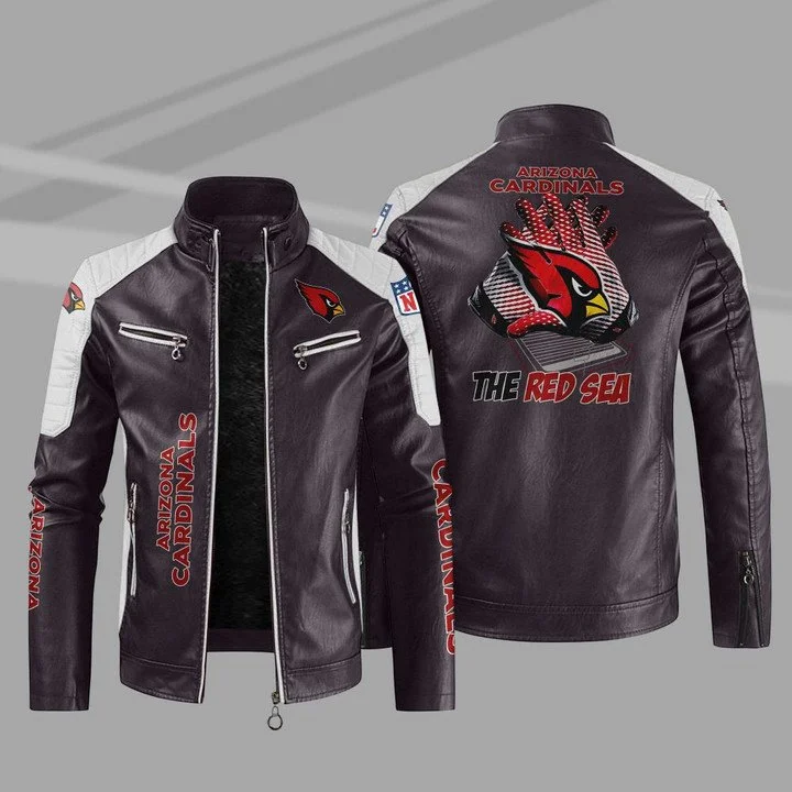 Arizona Cardinals Leather Jacket NC42