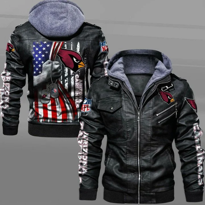 Arizona Cardinals Leather Jacket LX73