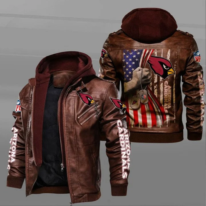 Arizona Cardinals Leather Jacket IN37