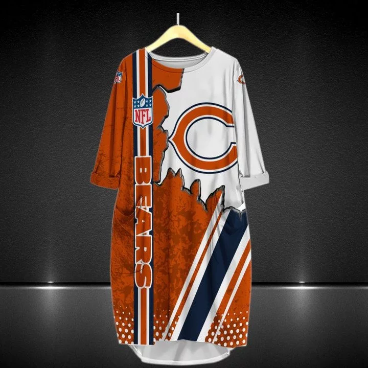 Chicago Bears Batwing Pocket Dress PK28