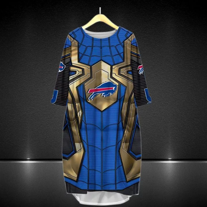 Buffalo Bills Batwing Pocket Dress RJ29