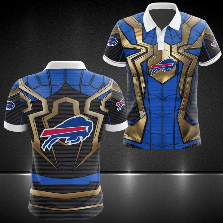Buffalo Bills Polo T-Shirt Full Size TM19