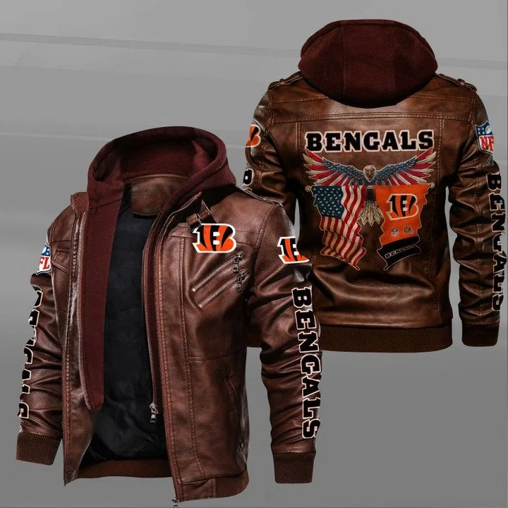 Cincinnati Bengals Leather Jacket EL91