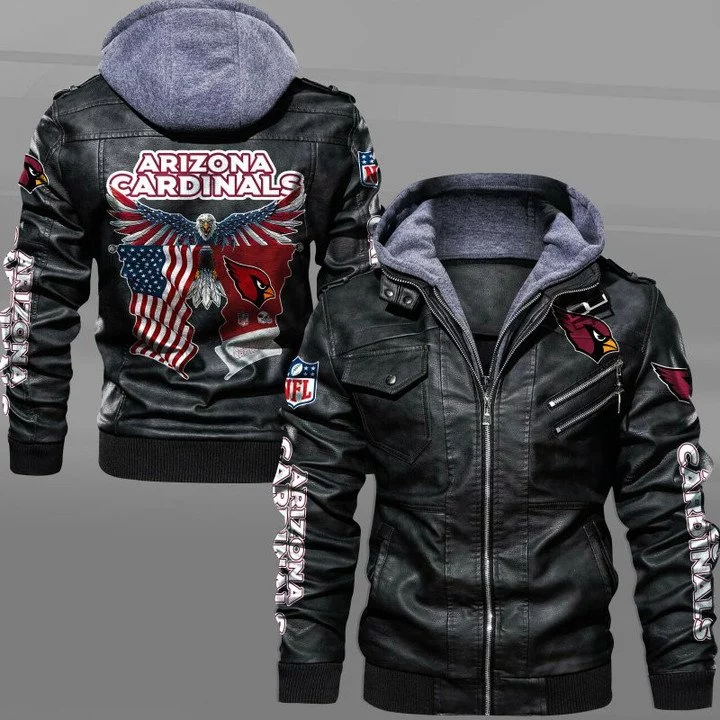 Arizona Cardinals Leather Jacket LZ98