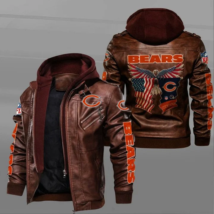 Chicago Bears Leather Jacket UR25