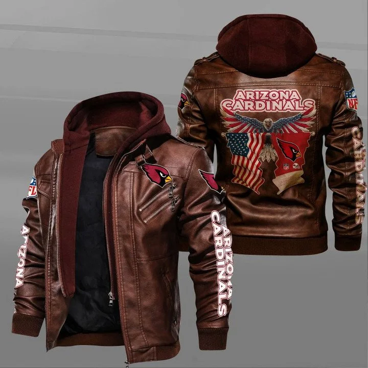 Arizona Cardinals Leather Jacket HF20