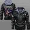 Baltimore Ravens Leather Jacket KT19