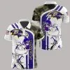 Baltimore Ravens Polo T-Shirt Full Size QW12