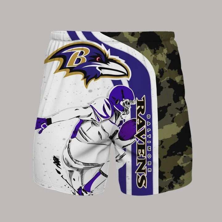 Baltimore Ravens Men Shorts QW15