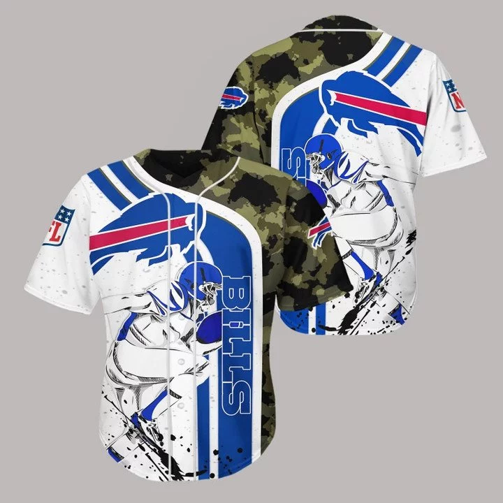 Buffalo Bills Baseball Jersey OX72
