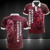 Arizona Cardinals Polo T-Shirt Full Size DU93
