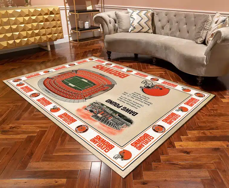 Cleveland Browns Rug IV44 - Image 4
