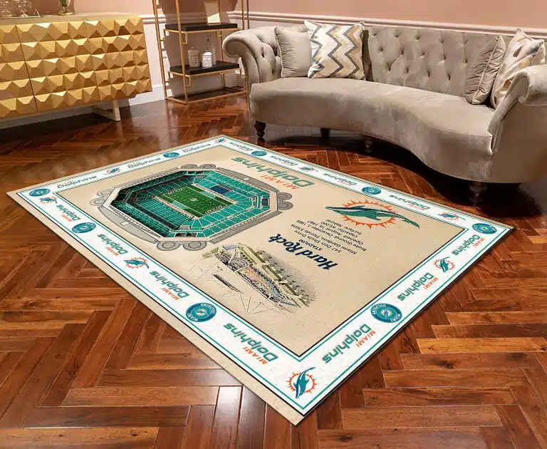 Miami Dolphins Rug MI22 - Image 4