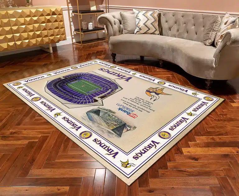Minnesota Vikings Rug UX20 - Image 4