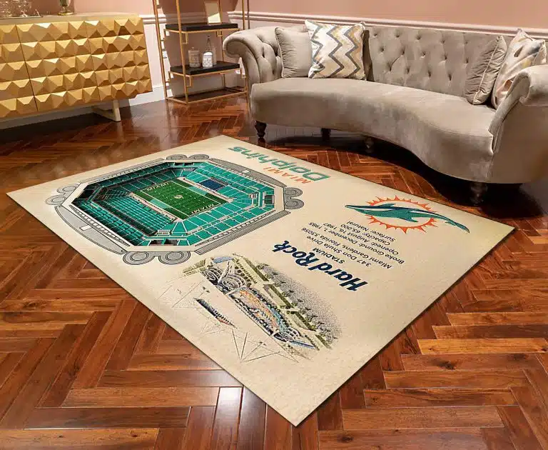 Miami Dolphins Rug ME26 - Image 4