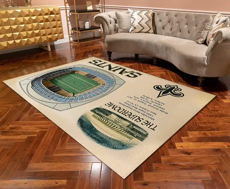 New Orleans Saints Rug YV38 - Image 4