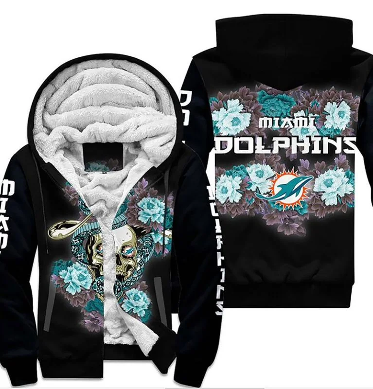 Miami Dolphins Fleece Hoodie PU78