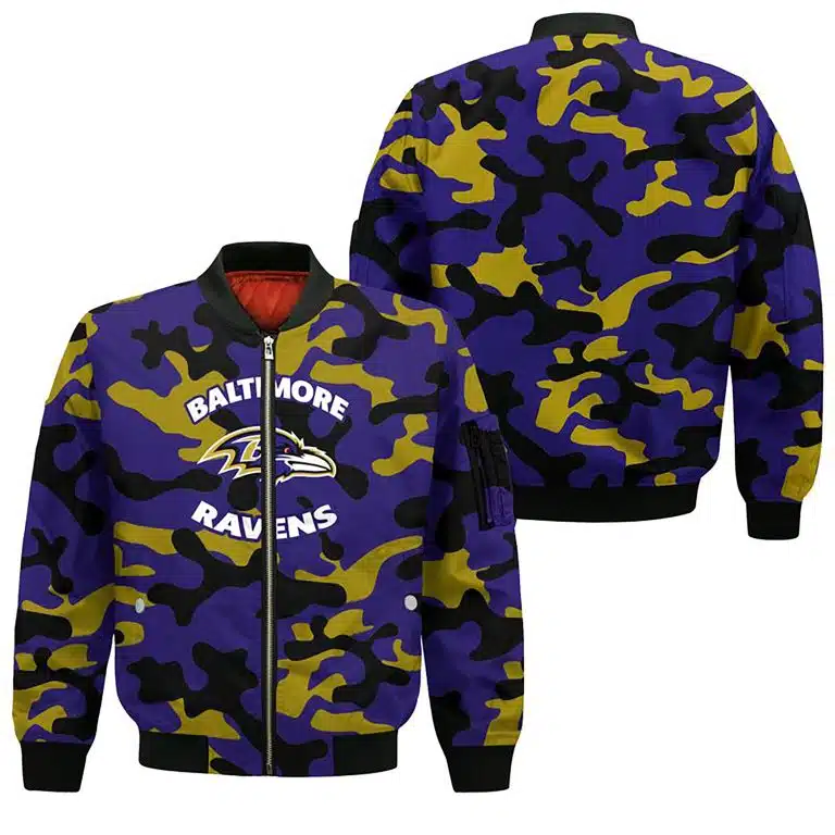 Baltimore Ravens Fleece Hoodie VN78 - Image 5