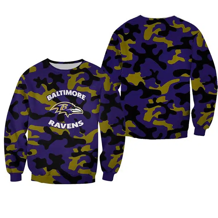 Baltimore Ravens Fleece Hoodie VN78 - Image 3