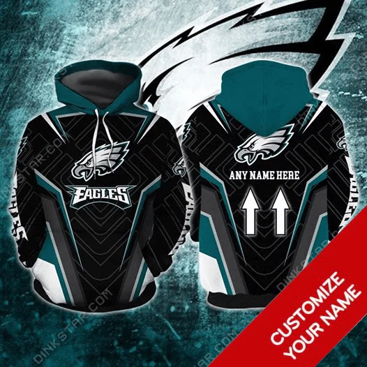 Custom Your Name Philadelphia Eagles DC57