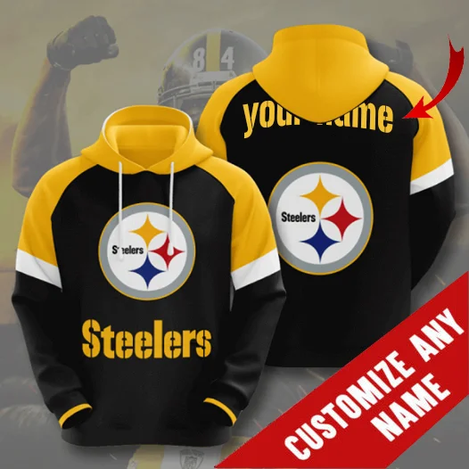Custom Your Name Pittsburgh Steelers RE57
