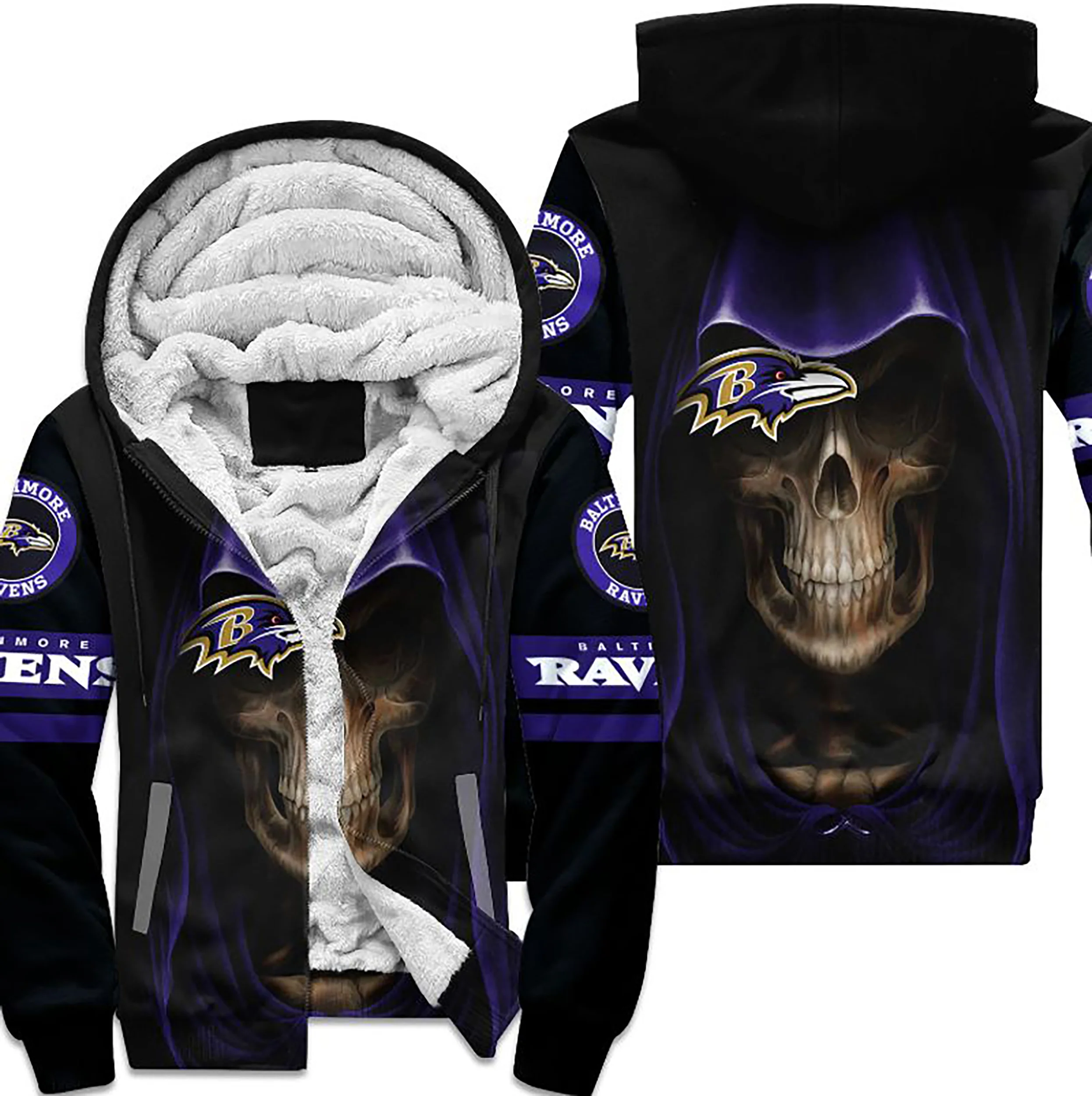 Baltimore Ravens Fleece Hoodie QB97