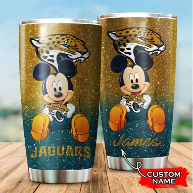 Personalized Disney Jacksonville Jaguars Tumbler Cup