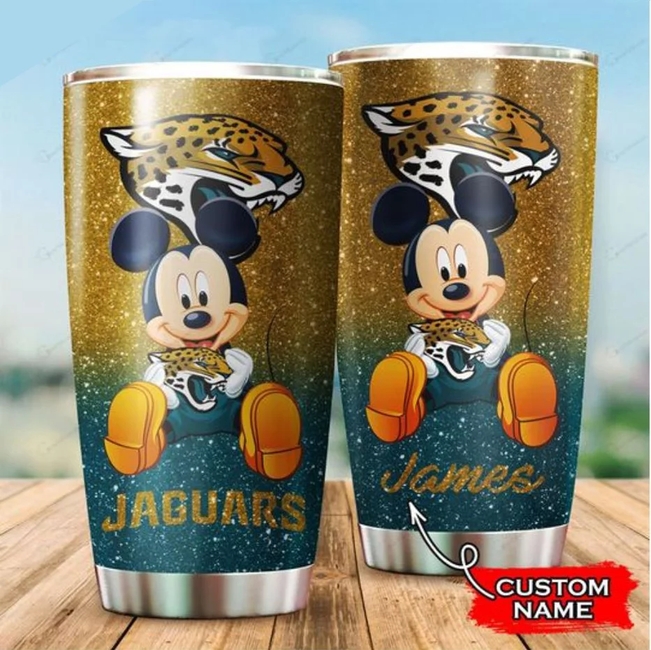 Personalized Disney Jacksonville Jaguars Tumbler Cup