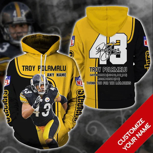 Custom Your Name Pittsburgh Steelers WE19