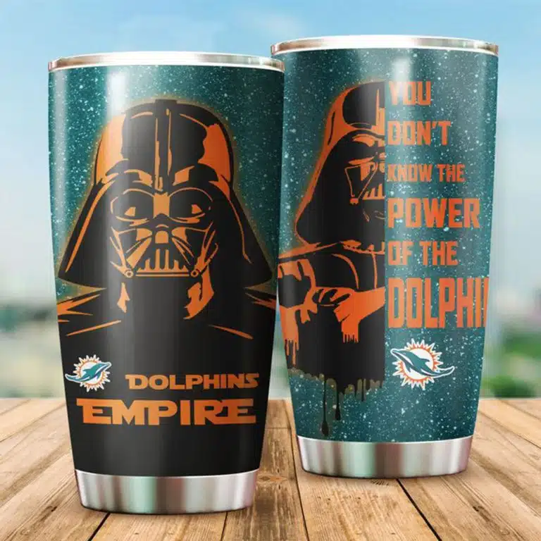 Miami Dolphins Star Wars Tumbler Cup 20oz, 30oz