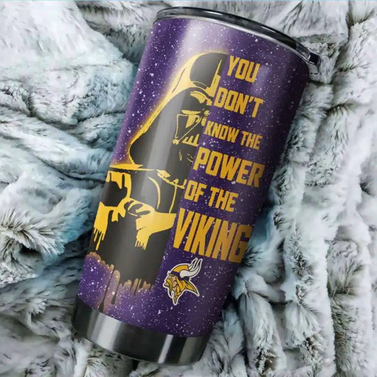 Minnesota Vikings Star Wars Tumbler Cup 20OZ, 30OZ - Image 2