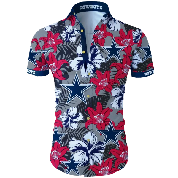 Dallas Cowboys Button-Up Shirt WH63 - Image 2