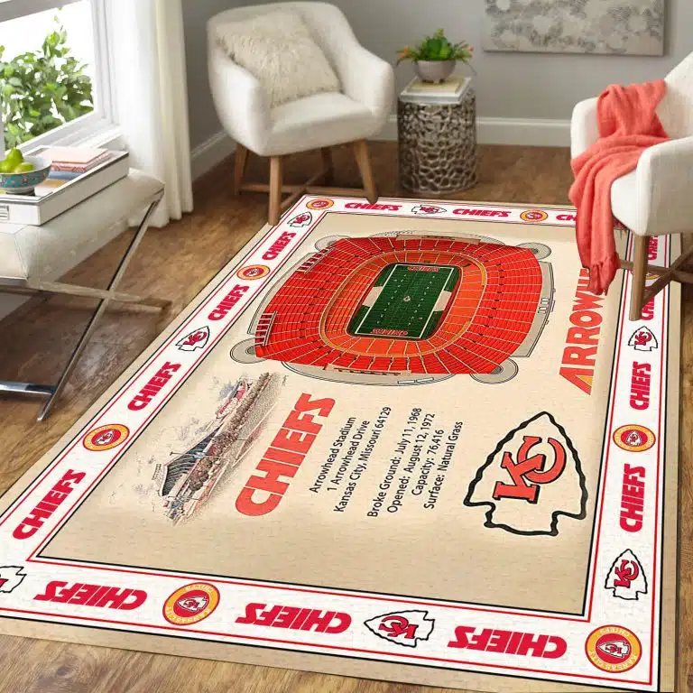 Kansas City Chiefs Rug IG38 - Image 3
