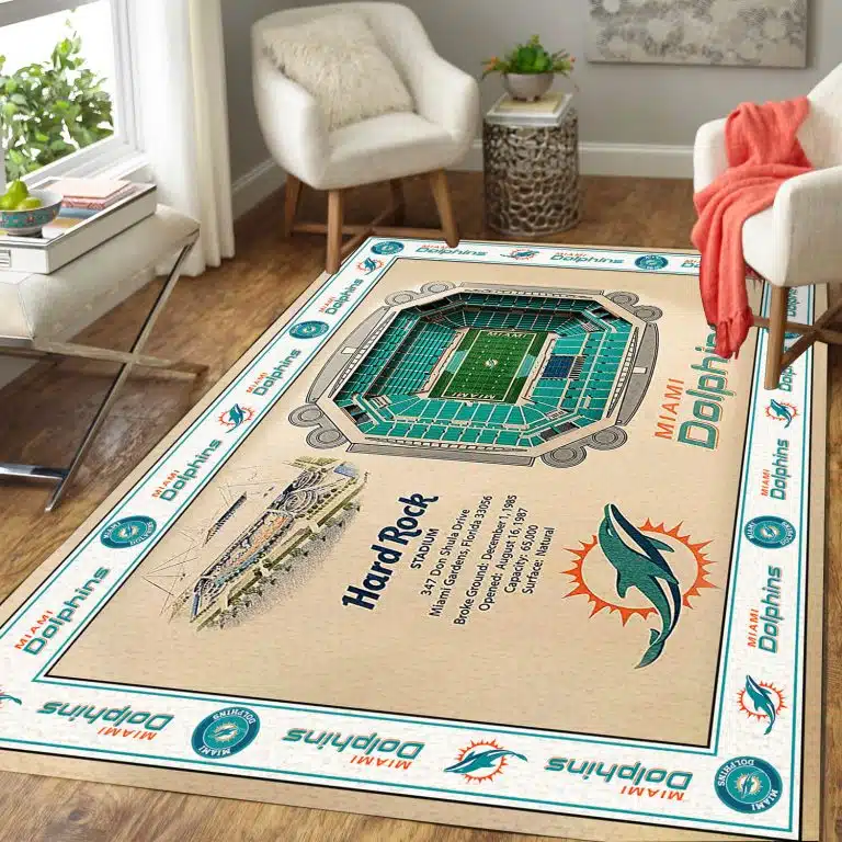 Miami Dolphins Rug MI22 - Image 3