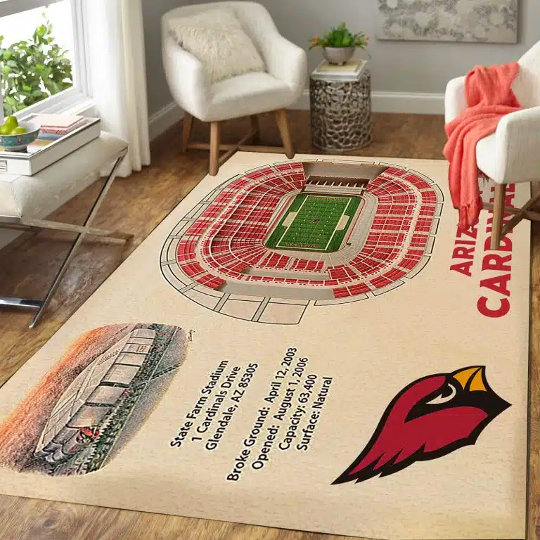 Arizona Cardinals Rug KK99 - Image 3