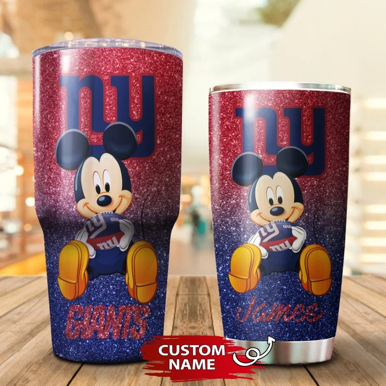Personalized Mickey New York Giants Tumbler Cup 20OZ, 30OZ - Image 3