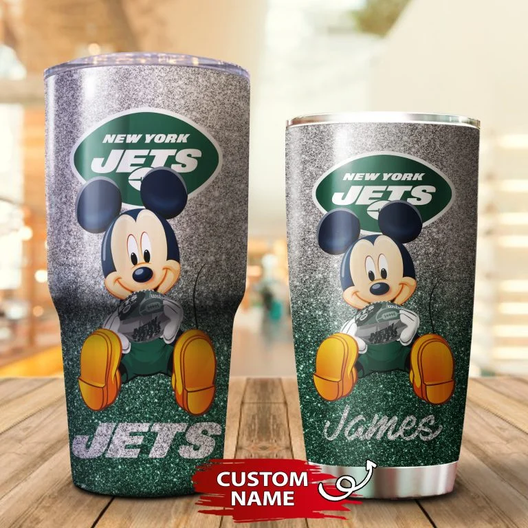 Personalized Mickey New York Jets Tumbler Cup 20oz, 30oz - Image 3