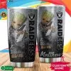 Personalized Baby Groot Hug Oakland Raiders Tumbler Cup 20OZ, 30OZ