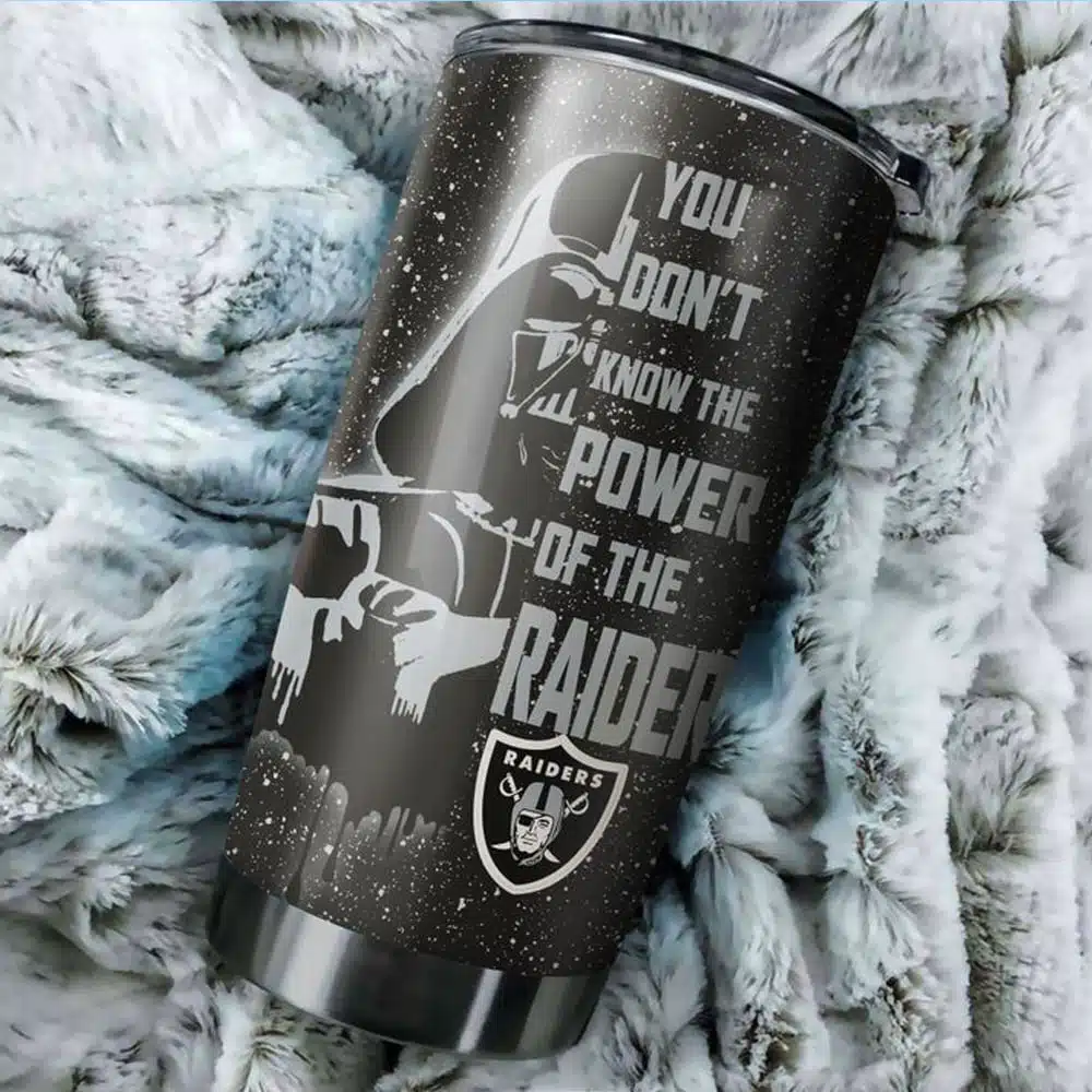Oakland Raiders Star Wars Tumbler Cup 20OZ, 30OZ - Image 2