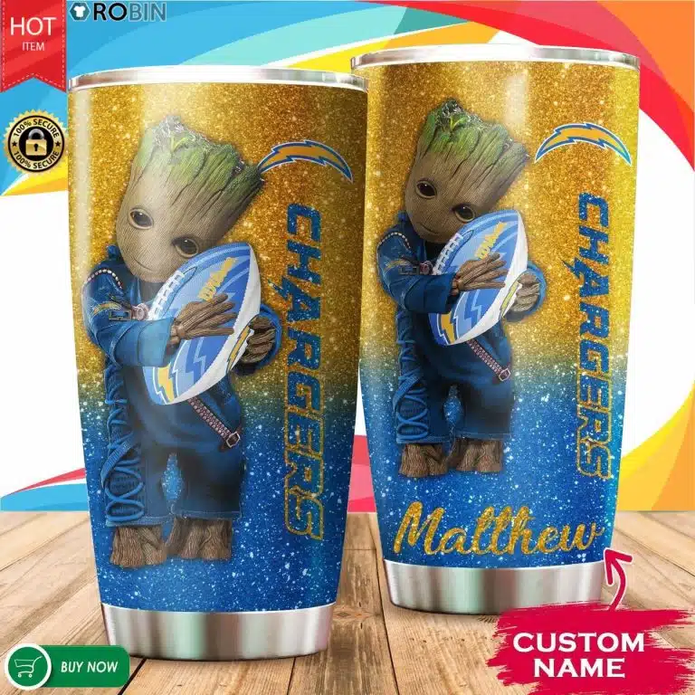 Personalized Baby Groot Hug Chargers Tumbler Cup 20oz, 30oz