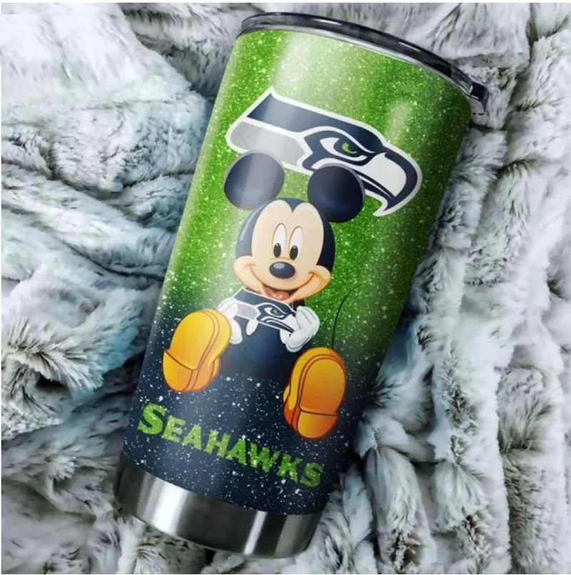 Personalized Disney Seattle Seahawks Tumbler Cup