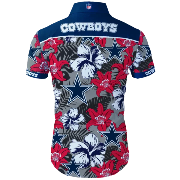 Dallas Cowboys Button-Up Shirt WH63 - Image 3