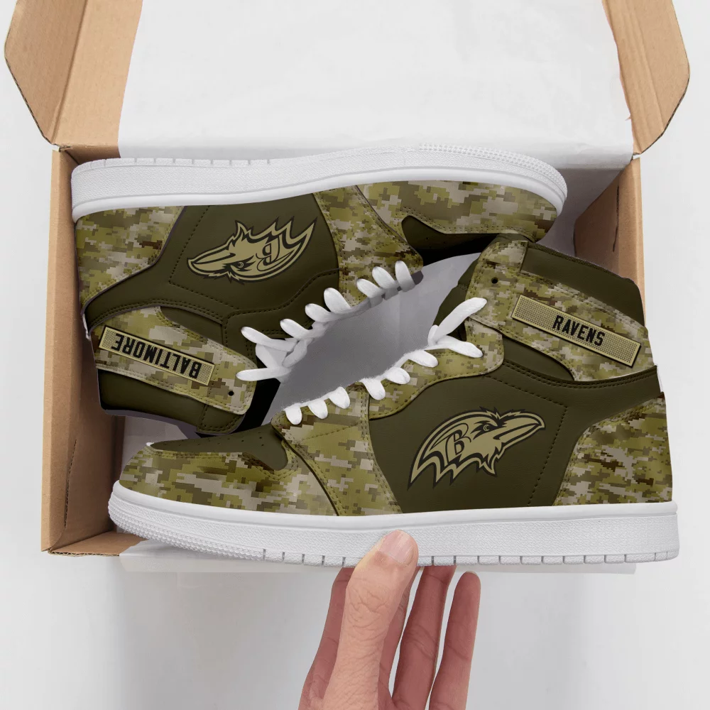 Baltimore Ravens Jordan Sneakers QH57 - Image 2