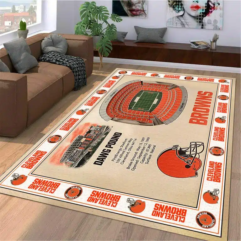 Cleveland Browns Rug IV44 - Image 2
